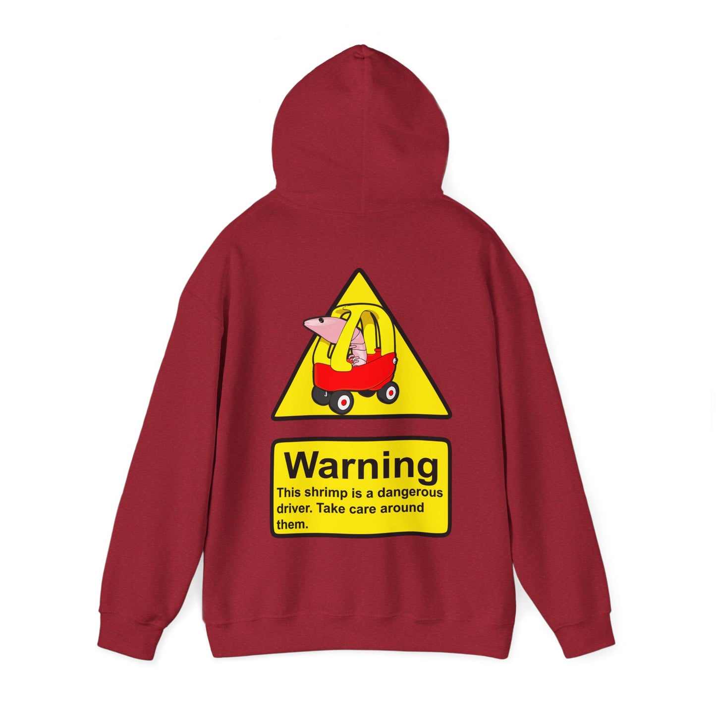 Shrimp Car Warning Hoodie