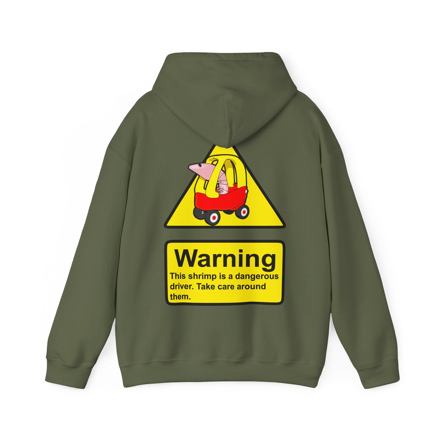 Shrimp Car Warning Hoodie