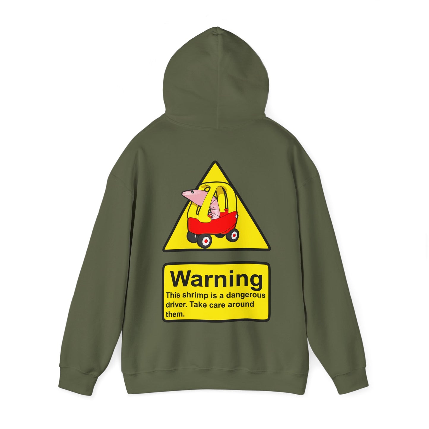 Shrimp Car Warning Hoodie